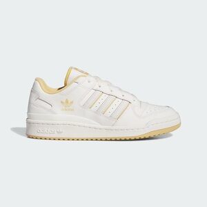 Adidas FORUM LOW CL SHOES White and Gold Sneakers